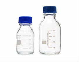 Frasco De Vidro Reagente Transparente - Perfecta